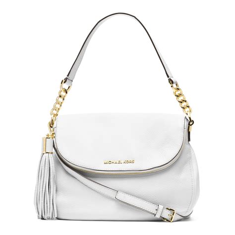 White Medium Leather Handbag 